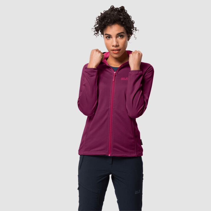 Jack Wolfskin Womens Star Sports Jacket Fuchsia 687930JOG